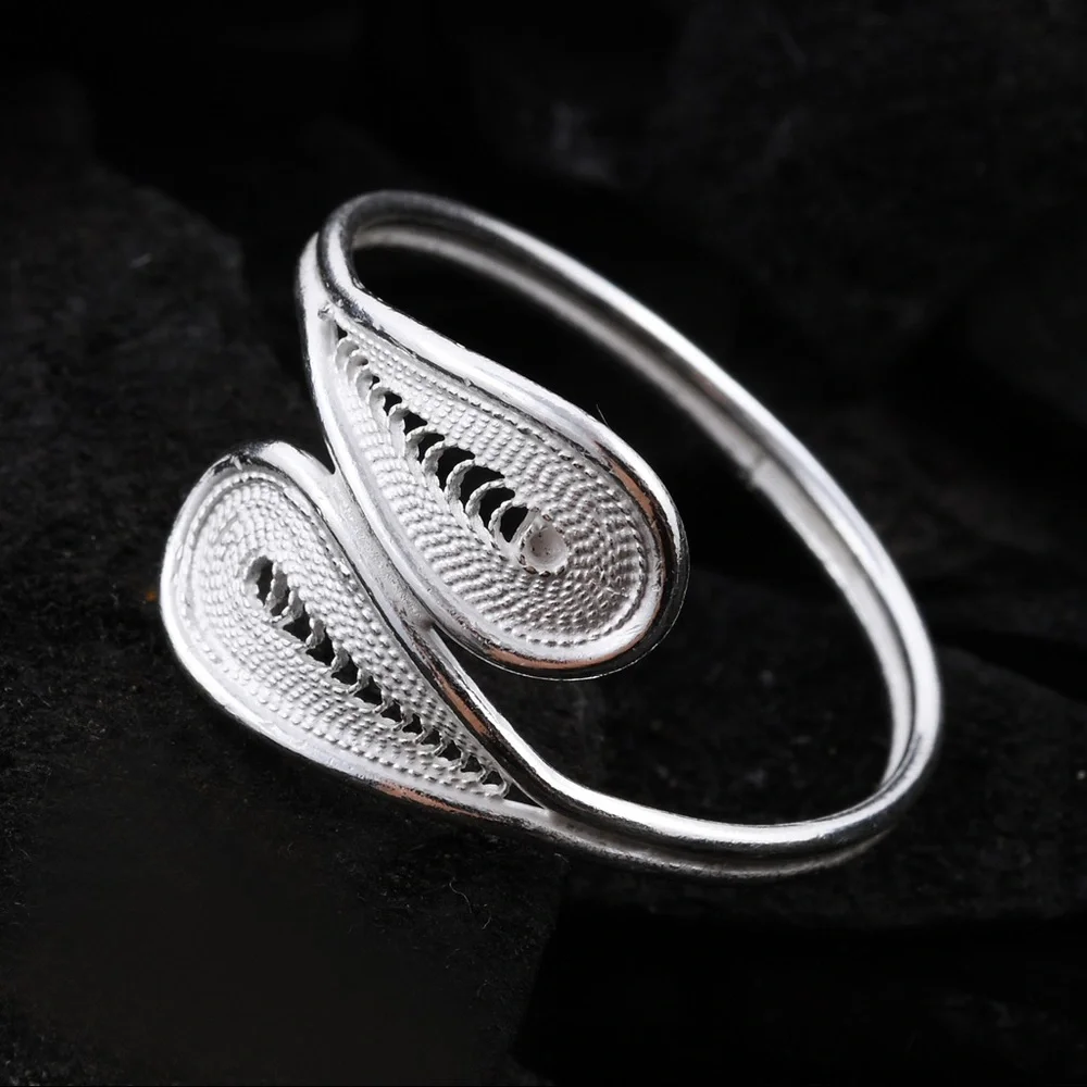 Sterling Silver Bypass Ring